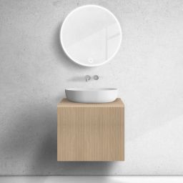 Zestaw Oltens Lun szafka podumywalkowa 60 cm z blatem dąb 68730060