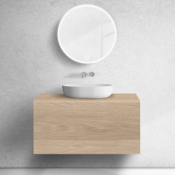 Zestaw Oltens Lun szafka podumywalkowa 100 cm z blatem dąb 68736060