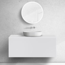 Oltens Lun szafka podumywalkowa 120 cm biały mat 60035000