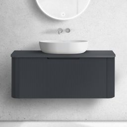 Oltens Hamnes szafka podumywalkowa 100 cm czarny mat 60024300