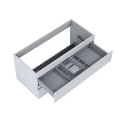 Oltens Vernal szafka 100 cm podumywalkowa wisząca szary mat 60002700