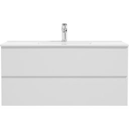 Oltens Vernal szafka 100 cm podumywalkowa wisząca biały połysk 60004000