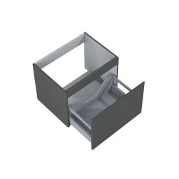 Oltens Vernal szafka 60 cm podumywalkowa wisząca grafit mat 60013400