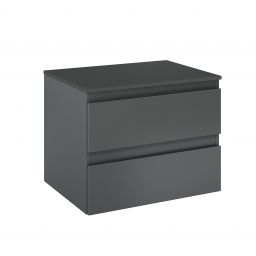 Oltens Vernal szafka 60 cm podumywalkowa wisząca z blatem grafit mat 68115400