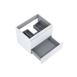 Oltens Vernal szafka 60 cm podumywalkowa wisząca biały połysk 60002000