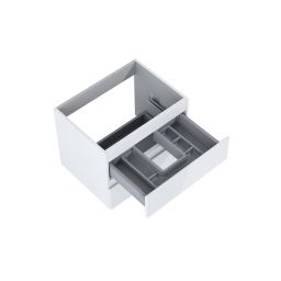 Oltens Vernal szafka 60 cm podumywalkowa wisząca biały połysk 60002000