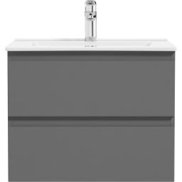 Oltens Vernal szafka 60 cm podumywalkowa wisząca grafit mat 60000400