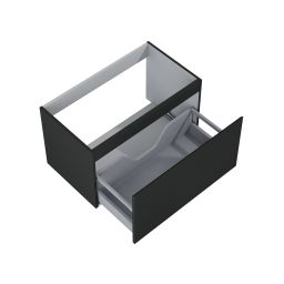 Oltens Vernal szafka 80 cm podumywalkowa wisząca czarny mat 60014300