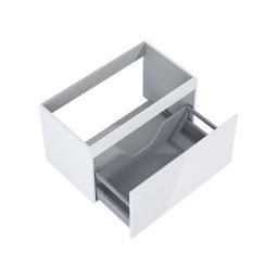 Oltens Vernal szafka 80 cm podumywalkowa wisząca biały połysk 60014000