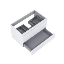 Oltens Vernal szafka 80 cm podumywalkowa wisząca biały połysk 60003000