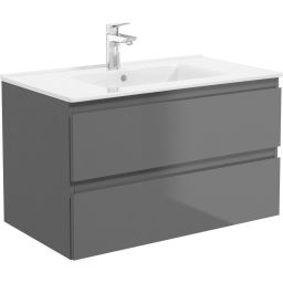 Oltens Vernal szafka 80 cm podumywalkowa wisząca grafit mat 60001400