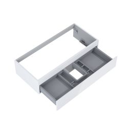 Oltens Vernal szafka 100 cm podumywalkowa wisząca biały połysk 60011000