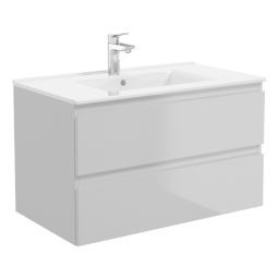 Oltens Vernal szafka 60 cm podumywalkowa wisząca szary mat 60000700