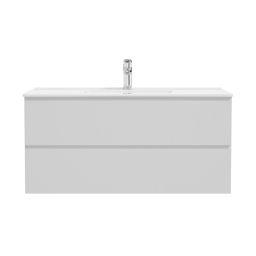 Oltens Vernal szafka 100 cm podumywalkowa wisząca szary mat 60002700