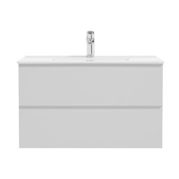 Oltens Vernal szafka 80 cm podumywalkowa wisząca szary mat 60001700