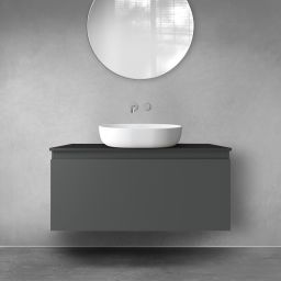 Oltens Vernal szafka 100 cm podumywalkowa wisząca grafit mat 60015400