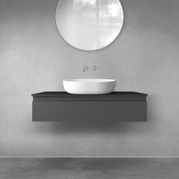 Oltens Vernal szafka 100 cm podumywalkowa wisząca grafit mat 60011400