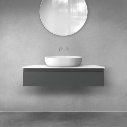 Oltens Vernal szafka 100 cm podumywalkowa wisząca grafit mat 60011400