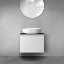 Oltens Vernal szafka 60 cm podumywalkowa wisząca szary mat 60013700