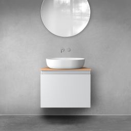 Oltens Vernal szafka 60 cm podumywalkowa wisząca szary mat 60013700