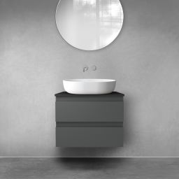 Oltens Vernal szafka 60 cm podumywalkowa wisząca grafit mat 60000400