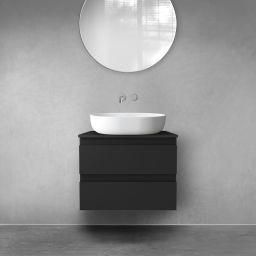 Oltens Vernal szafka 60 cm podumywalkowa wisząca czarny mat 60000300