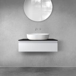 Oltens Vernal szafka 80 cm podumywalkowa wisząca szary mat 60010700