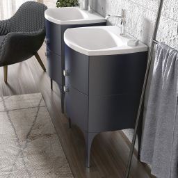 Oristo Louis szafka 81,6x47,7x55,4 cm podumywalkowa wisząca niebieska OR50-SD2S-82-14