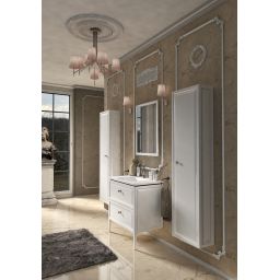 Oristo Montebianco szafka 120 cm podumywalkowa wisząca biały mat OR47-SD2S-120-2