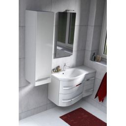 Oristo Opal szafka 30 cm wisząca boczna biały połysk OR30-SB1D-30-1