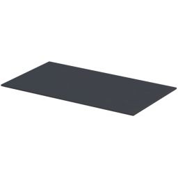 Oristo Uni blat 80 cm naszafkowy czarny mat OR00-BU-80-8