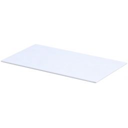 Oristo Uni blat 80 cm naszafkowy biały połysk OR00-BU-80-1