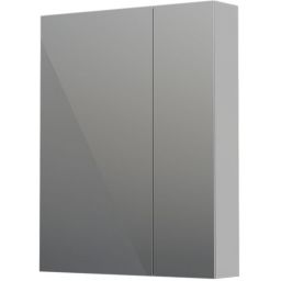 Oristo Neo szafka 60x13,5x75 cm z lustrem OR00-SGL2D-60-99