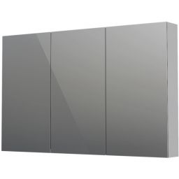Oristo Neo szafka 120 cm lustrzana wisząca górna chrom błyszczący OR00-SGL3D-120-99