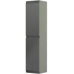 Oristo Brylant szafka 35x32x160 cm boczna wisząca oliwkowa OR36-SB2D-35-17R