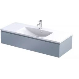 Oristo Brylant szafka 120 cm podumywalkowa wisząca niebieski mat OR36-SD1S-120-16