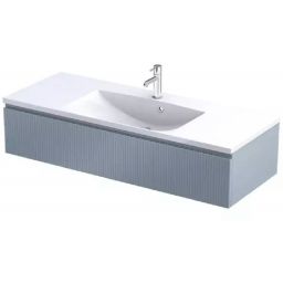 Oristo Brylant szafka 120 cm podumywalkowa wisząca niebieski mat OR36-SD1S-120-16R