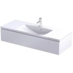 Oristo Brylant szafka 120 cm podumywalkowa wisząca biały mat OR36-SD1S-120-2R