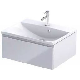 Oristo Brylant szafka 60 cm podumywalkowa wisząca biały mat OR36-SD1S-60-1