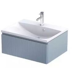 Oristo Brylant szafka 60 cm podumywalkowa wisząca niebieski mat OR36-SD1S-60-16R