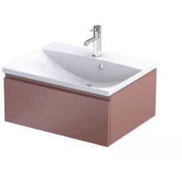 Oristo Brylant szafka 59,6x45,5x25 cm podumywalkowa wisząca czerwony mat OR36-SD1S-60-19