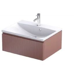 Oristo Brylant szafka 59,6x45,5x25 cm podumywalkowa wisząca czerwony mat OR36-SD1S-60-19R