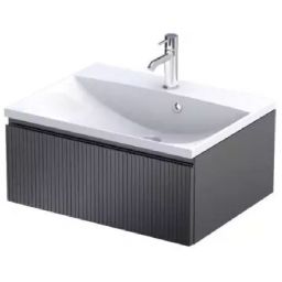 Oristo Brylant szafka 60 cm podumywalkowa wisząca czarny mat OR36-SD1S-60-8R