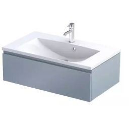 Oristo Brylant szafka 80 cm podumywalkowa wisząca niebieski mat OR36-SD1S-80-16