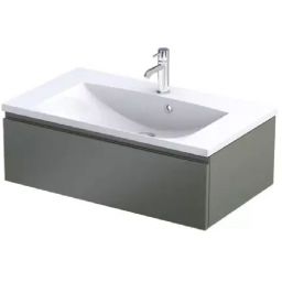 Oristo Brylant szafka 80 cm podumywalkowa wisząca zielony mat OR36-SD1S-80-17