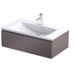 Oristo Brylant szafka 80 cm podumywalkowa wisząca beżowy mat OR36-SD1S-80-21R