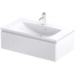 Oristo Brylant szafka 80 cm podumywalkowa wisząca biały mat OR36-SD1S-80-2R