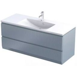 Oristo Brylant szafka 119,6x45,5x50 cm podumywalkowa wisząca szara OR36-SD2S-120-16R