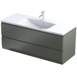 Oristo Brylant szafka 119,6x45,5x50 cm podumywalkowa wisząca oliwkowa OR36-SD2S-120-17R