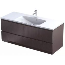 Oristo Brylant szafka 119,6x45,5x50 cm podumywalkowa wisząca mokka OR36-SD2S-120-21R